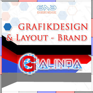 Grafikdesign Brand Projekt Galinda Wissenschaft