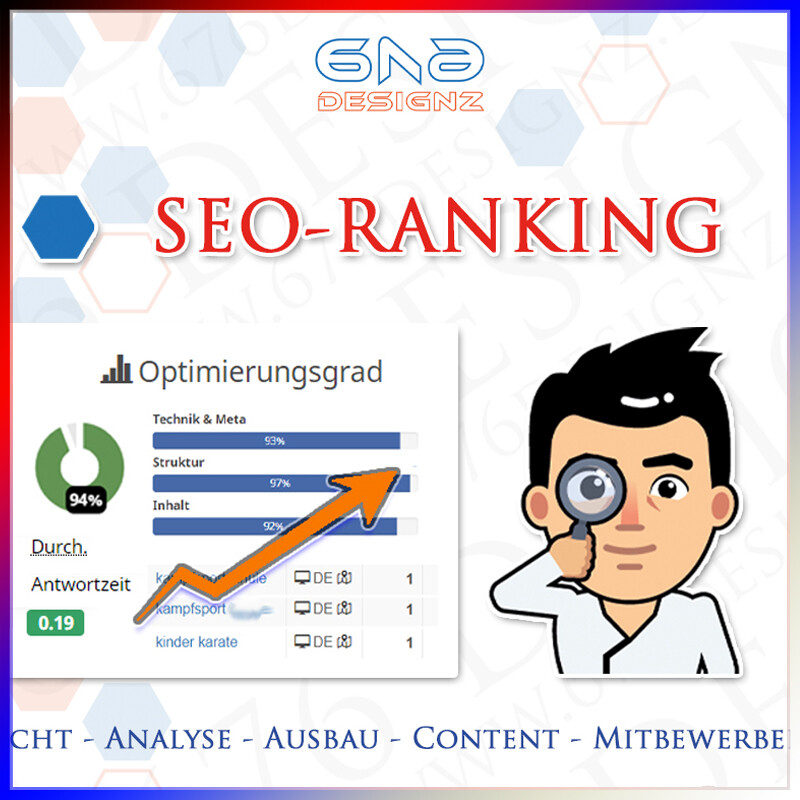 Grafik zu Leistung - SEOrank - SEO, Ranking mit Analyse & Auswertung