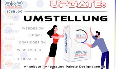 #676Blog - Update Umstellung Angebote - Designagentur