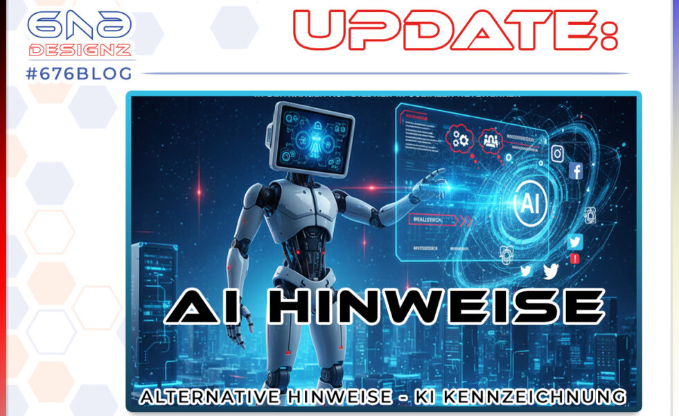 AI /KI HINWEISE - Kennzeichnung auf Social Media