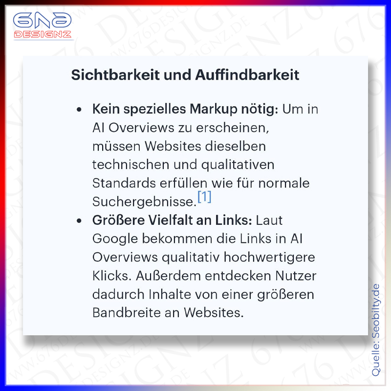 GEO - SEO - RANKING - Sichtbarkeit und Auffindbarkeit ❖ 676 DESIGNZ - Designagentur GEO Sichtbarkeit und Auffindbarkeit