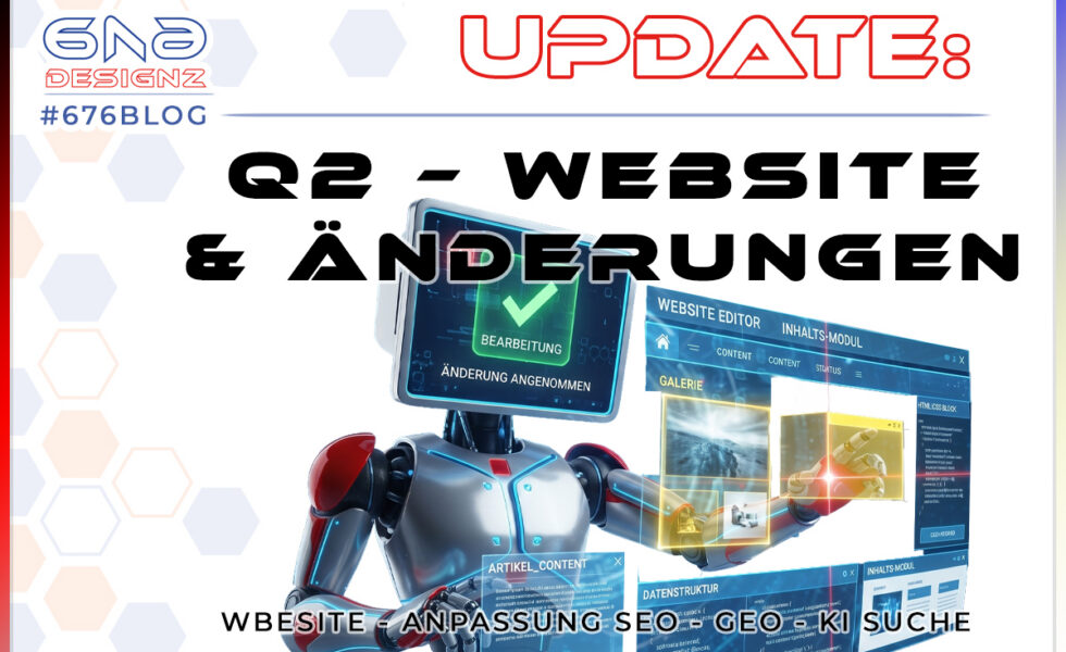 Blog Update Q2 - Änderungen zu SEO / GEO / WESBITE INFO